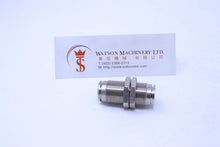 Load image into Gallery viewer, HB330012 12mm Bulkhead Connector Brass Push-In Fitting Bulkhead Connector
