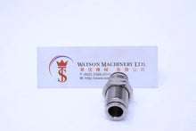 Load image into Gallery viewer, HB330012 12mm Bulkhead Connector Brass Push-In Fitting Bulkhead Connector