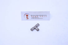 Load image into Gallery viewer, HB210400 4mm Union Branch Tee Brass Push-In Fitting Intermediate Tee