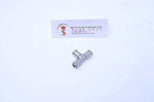 HB210600 6mm Union Branch Tee Brass Push-In Fitting Intermediate Tee