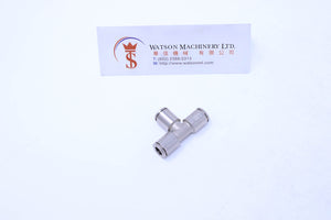 HB210600 6mm Union Branch Tee Brass Push-In Fitting Intermediate Tee