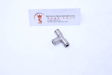 Load image into Gallery viewer, HB210600 6mm Union Branch Tee Brass Push-In Fitting Intermediate Tee