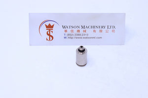 HB0406M5 6mm to M5 Straight Parallel Male Brass Push-In Fitting