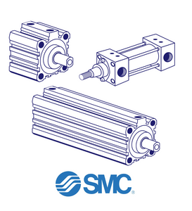 SMC C95SB80-370-XB6 Pneumatic Cylinder