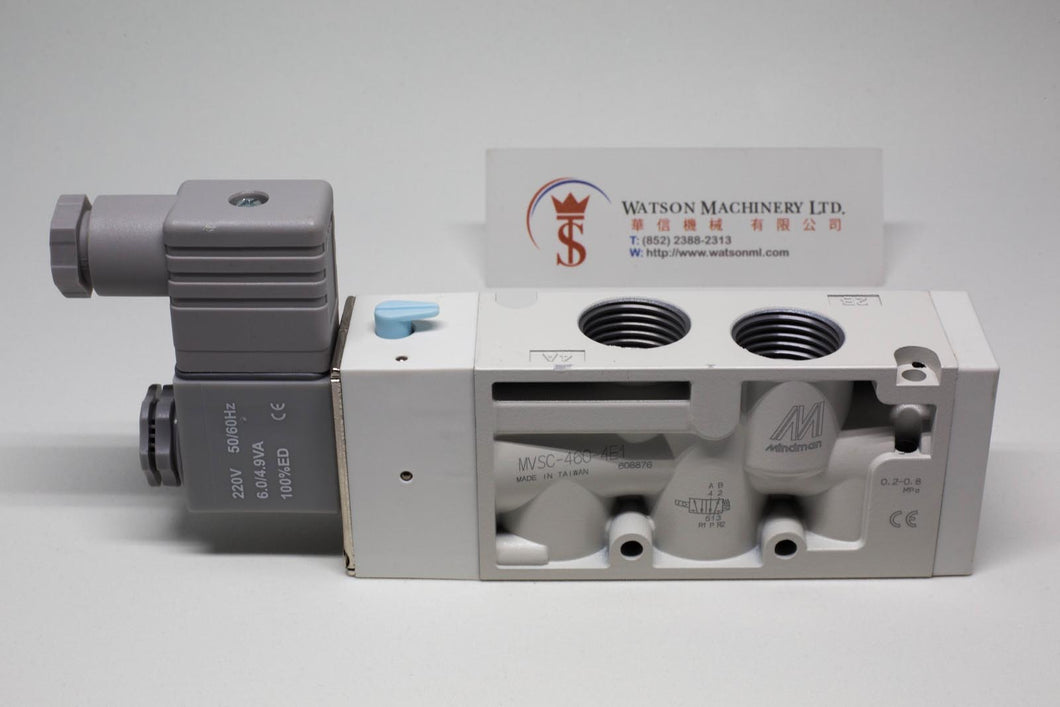 Mindman MVSC-460-4E1 AC220V Solenoid Valve 5/2 1/2