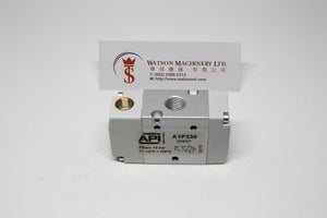 API A1P230 Pneumatic Valve 1/4" 3/2 Normally Closed (Pneumatically Operated) - Watson Machinery Hydraulics Pneumatics