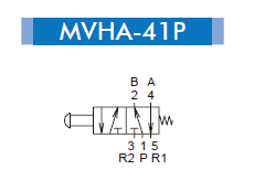 Mindman MVHA-41P Hand Valve 1/8"