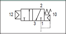Load image into Gallery viewer, API A1P130 Pneumatic Valve 1/8&quot; 3/2 Normally Closed (Pneumatically Operated) - Watson Machinery Hydraulics Pneumatics