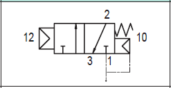 API A1P130 Pneumatic Valve 1/8" 3/2 Normally Closed (Pneumatically Operated) - Watson Machinery Hydraulics Pneumatics