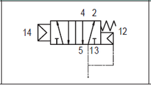 Load image into Gallery viewer, API A1P150 Pneumatic Valve 1/8&quot;5/2 (Pneumatically Operated) - Watson Machinery Hydraulics Pneumatics