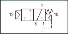 Load image into Gallery viewer, API A1P230 Pneumatic Valve 1/4&quot; 3/2 Normally Closed (Pneumatically Operated) - Watson Machinery Hydraulics Pneumatics