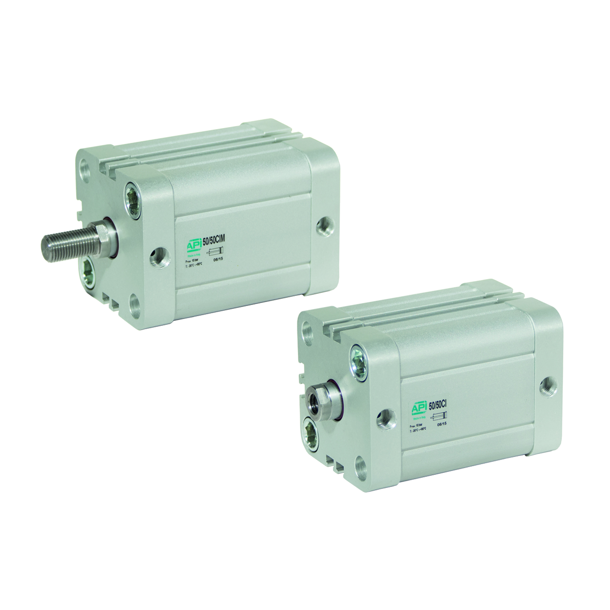 API 80/200CI Compact Pneumatic Cylinder (ISO21287) – Watson Machinery ...