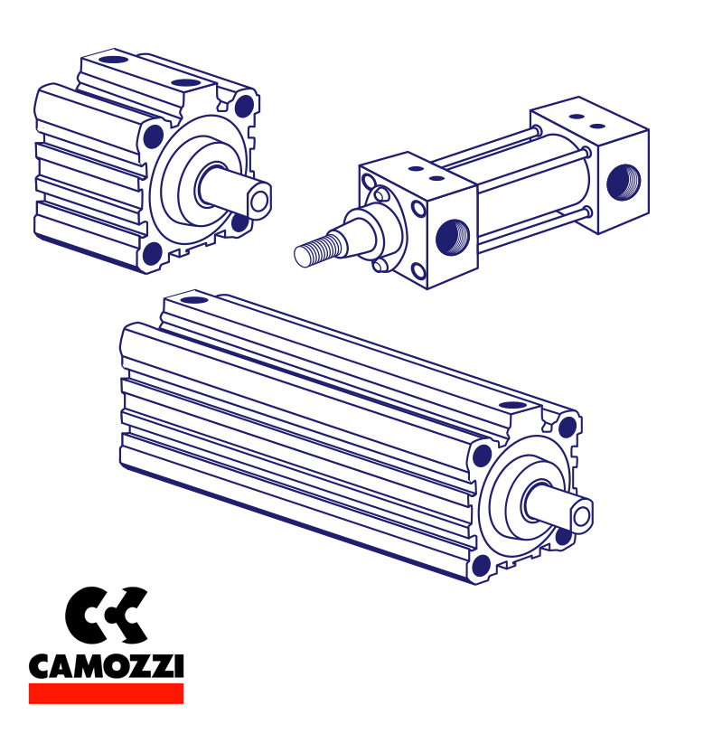 Camozzi B 12/16 Mod B, Foot Mounting (Pair), ISO & VDMA to suit 24, 32, 60 & 61 Series Cylinder