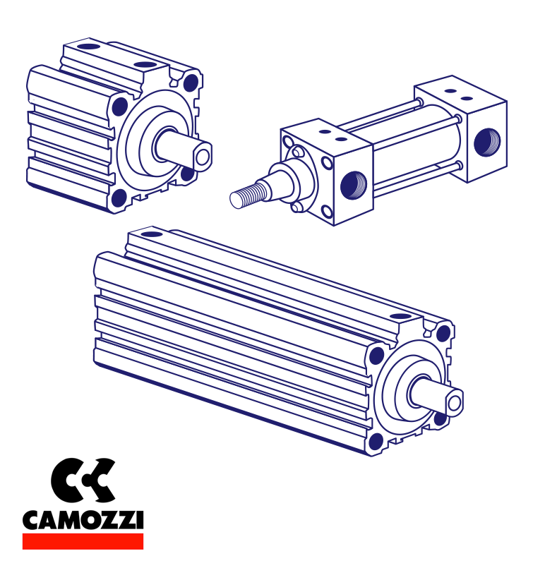 Camozzi G 50/63 Mod G, Piston Rod Fork End, ISO & VDMA Mounting to suit 24, 32, 60 & 61 Series Cylinder