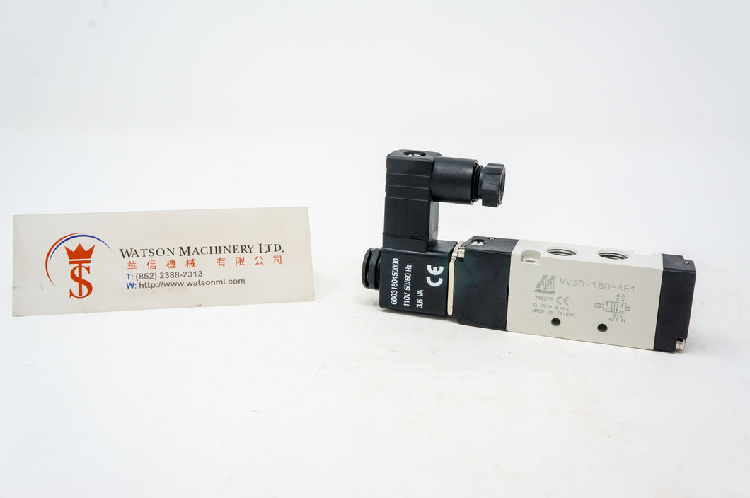 Mindman MVSD-180-4E1 AC110V Solenoid Valve 5/2 1/8