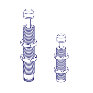 Parker Taiyo LE2-6006-18 Hydraulic Shock Absorber