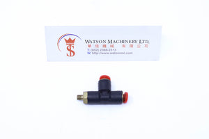 (CTD-4-M5) Watson Pneumatic Fitting Run Tee 4mm to M5 Thread (Made in Taiwan)