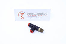 Load image into Gallery viewer, (CTD-4-01) Watson Pneumatic Fitting Run Tee 4mm to 1/8&quot; Thread BSP (Made in Taiwan)