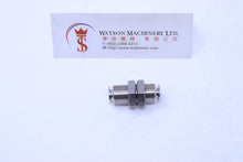 Load image into Gallery viewer, API R270606 Bulkhead 6mm Push-in Fitting (Nickel Plated Brass) (Made in Italy) - Watson Machinery Hydraulics Pneumatics