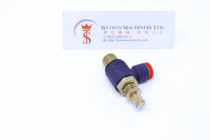 (CTF-8-02) Watson Pneumatic Fitting Flow Control 8mm to 1/4" (Made in Taiwan)