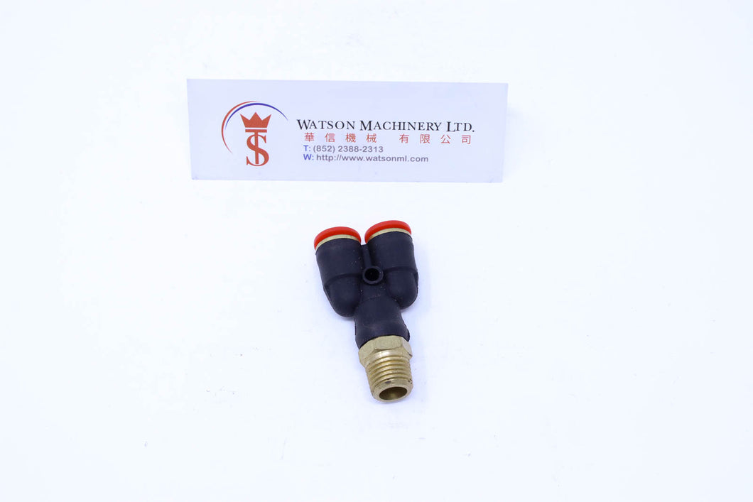 (CTX-8-02) Watson Pneumatic Fitting Branch Y 8mm to 1/4