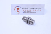 Load image into Gallery viewer, API R270606 Bulkhead 6mm Push-in Fitting (Nickel Plated Brass) (Made in Italy) - Watson Machinery Hydraulics Pneumatics