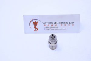 HGC030614 4-6mm OD to 1/4" Male Straight Taper Push Out Fitting