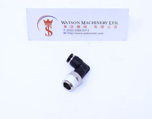 (CTL-4-02) Watson Pneumatic Fitting Elbow Push-In Fitting 4mm to 1/4" Thread BSP (Made in Taiwan)