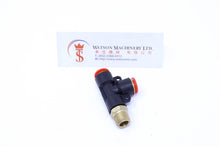 Load image into Gallery viewer, (CTD-8-02) Watson Pneumatic Fitting Run 8mm to 1/4&quot; Thread BSP (Made in Taiwan)