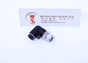 (CTL-6-03) Watson Pneumatic Fitting Elbow Push-In Fitting 6mm to 3/8" Thread BSP (Made in Taiwan)