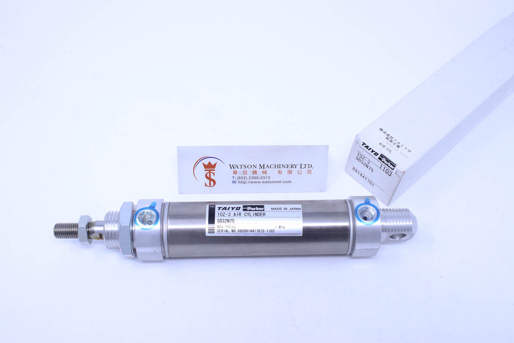 Parker Taiyo 10Z-3 SD32N75 Round Type Pneumatic Cylinder