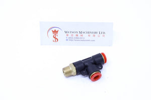 (CTD-8-02) Watson Pneumatic Fitting Run 8mm to 1/4" Thread BSP (Made in Taiwan)
