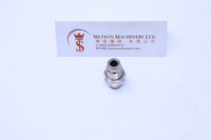 HB330006 6mm Bulkhead Connector Brass Push-In Fitting Bulkhead Connector