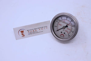 Watson Stainless Steel 160K Back Connection Pressure Gauge