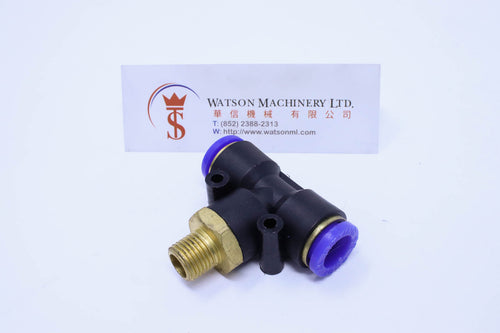 (CTB-12-02) Watson Pneumatic Fitting Branch Tee 12mm to 1/4