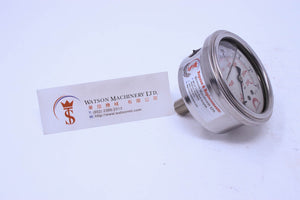 Watson Stainless Steel 160K Back Connection Pressure Gauge