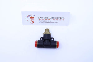 (CTB-8-01) Watson Pneumatic Fitting Branch Tee 8mm to 1/8" Thread BSP (Made in Taiwan)