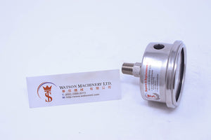 Watson Stainless Steel 10K Back Connection Pressure Gauge