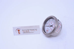 Watson Stainless Steel 700K Back Connection Pressure Gauge