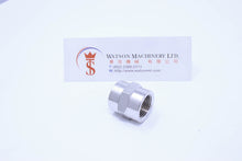 Load image into Gallery viewer, API A0073838 3/8&quot; Female to 3/8&quot; Female Standard Pneumatic Fitting (Nickel Plated Brass) (Made in Italy) - Watson Machinery Hydraulics Pneumatics