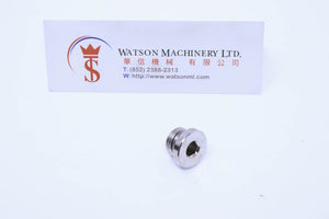 API A00914 (A0091414) Standard Pneumatic Fitting (Nickel Plated Brass) (Made in Italy) - Watson Machinery Hydraulics Pneumatics