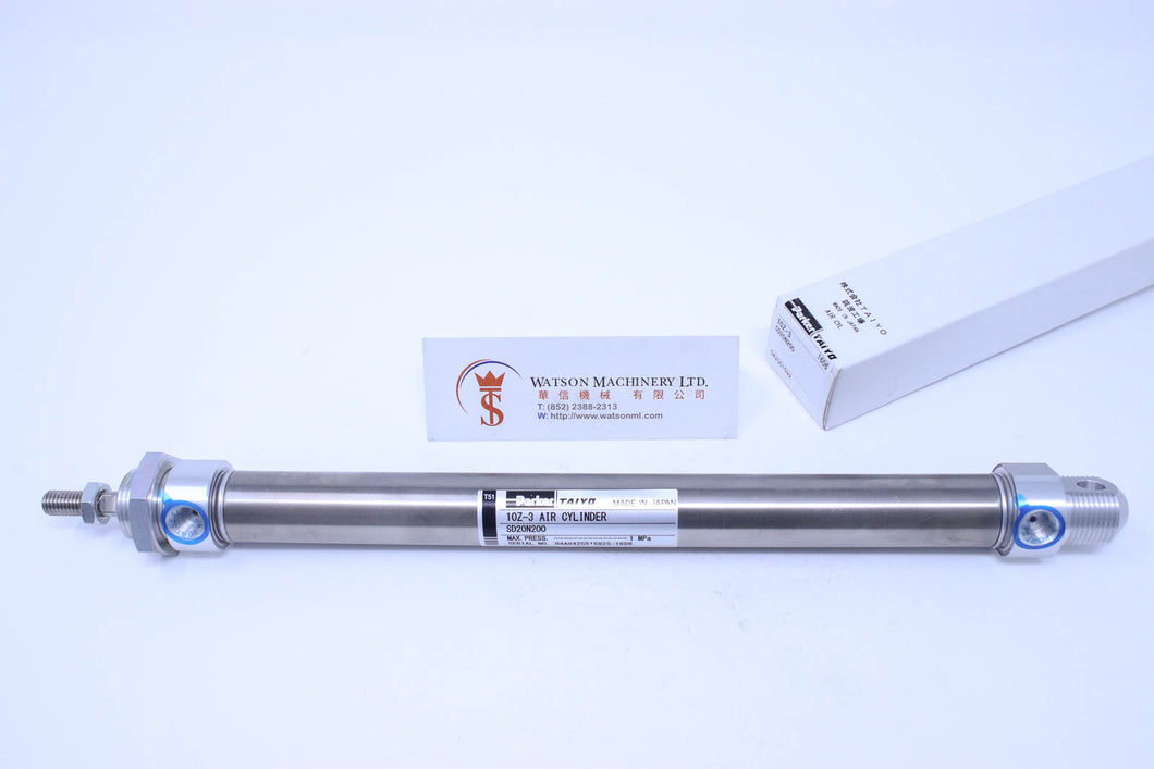 Parker Taiyo 10Z-3 SD20N200 Round Type Pneumatic Cylinder