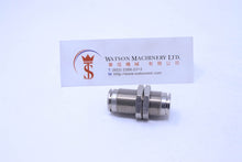 Load image into Gallery viewer, HB330010 10mm Bulkhead Connector Brass Push-In Fitting Bulkhead Connector