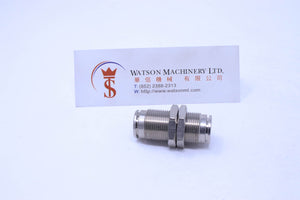 HB330010 10mm Bulkhead Connector Brass Push-In Fitting Bulkhead Connector