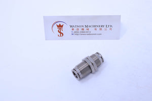 HB330012 12mm Bulkhead Connector Brass Push-In Fitting Bulkhead Connector