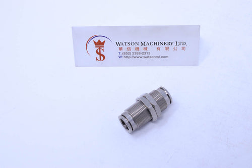 HB330010 10mm Bulkhead Connector Brass Push-In Fitting Bulkhead Connector