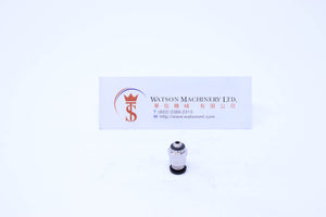 (CTC-4-M5 ) Watson Pneumatic Fitting Straight Connector Push-In Fitting 4mm to M5 (Made in Taiwan)