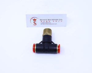 (CTB-12-04) Watson Pneumatic Fitting Branch Tee 12mm to 1/2" Thread BSP (Made in Taiwan)