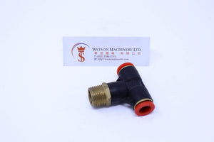 (CTB-12-04) Watson Pneumatic Fitting Branch Tee 12mm to 1/2" Thread BSP (Made in Taiwan)