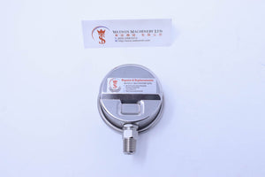 Watson Stainless Steel 1K Bottom Connection Pressure Gauge 1bar